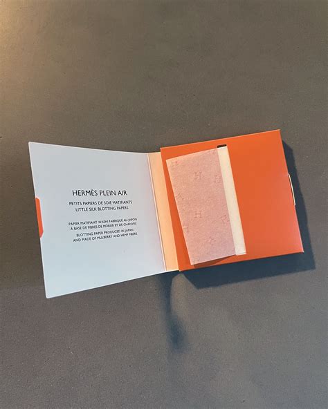 Hermès Plein Air Review: Blotting Paper